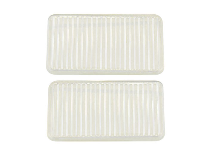 Porsche 944 Fluted Polycarbonate Fog light lenses - PAIR