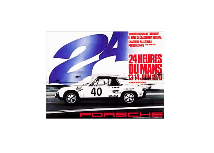 limited stock - 24 HOUR LEMANS 1970 POSTER 914