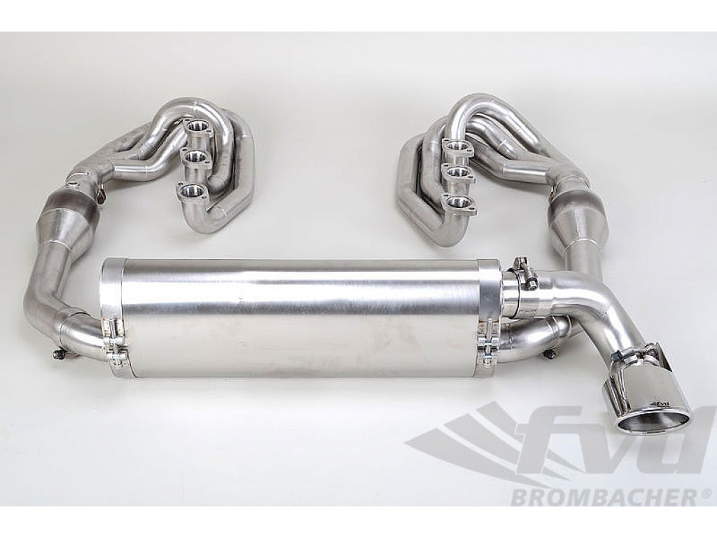 Exhaust System 964 - RACE - 100 Cell Catalytics - Single Outlet - Without Heat