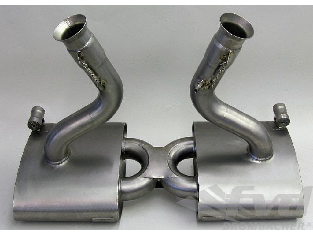 Race Muffler Brombacher Carr . GT (980), Titanium , F-1 Sound