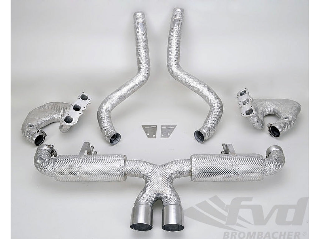 Race Exhaust System 987.2 Cayman - Catalytic Bypass - Dual 3.5 (90 mm) Tips
