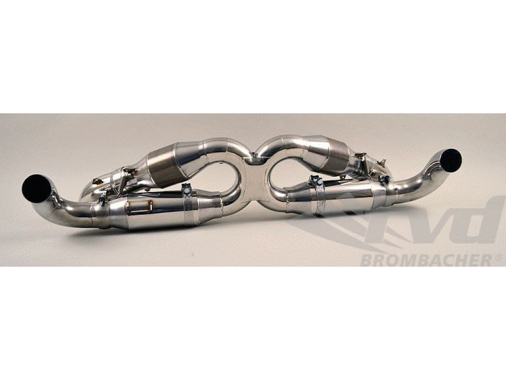 End Muffler CUP 996 GT3 MK2 200 cell sport catalytics ( cup headers)