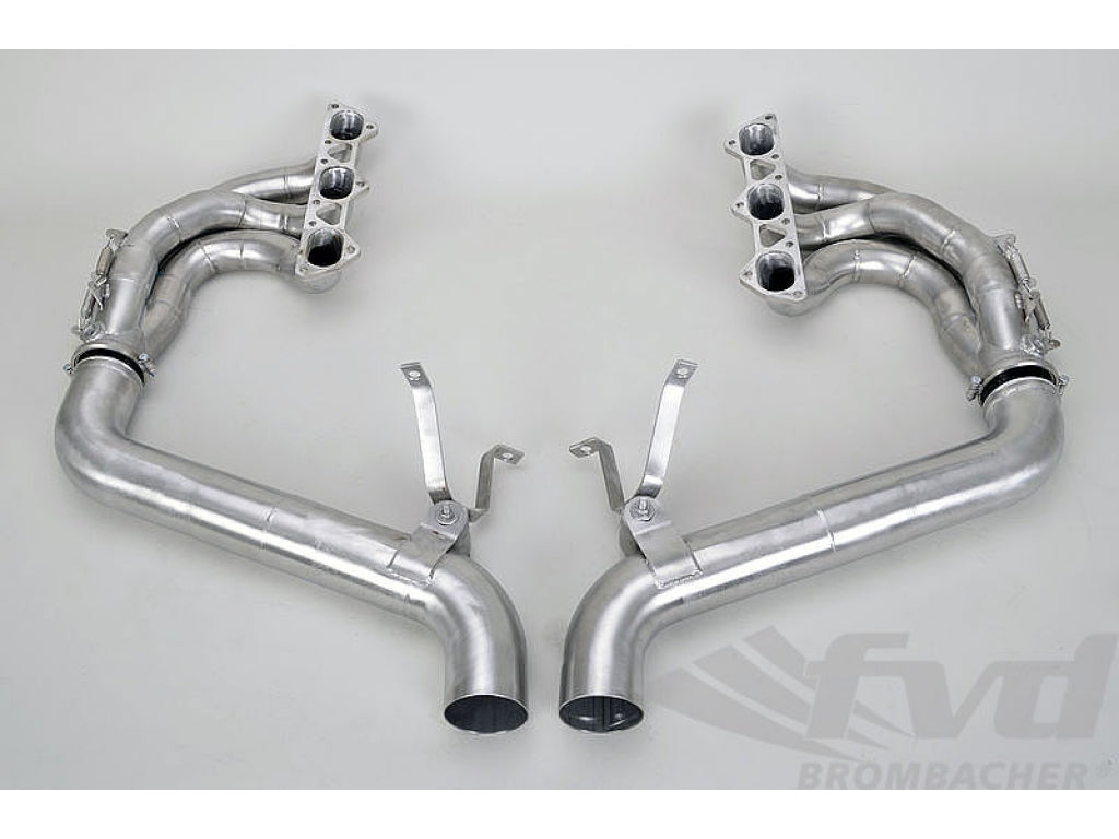 Race Exhaust System 997.1 GT3 Cup - 4.0 L Conversion - 500 HP + With RSR Angle Cut Tips