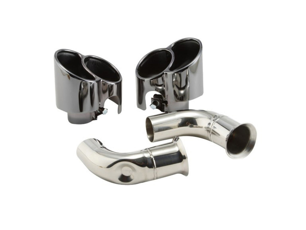 Schnell Black Dual Muffler Tips