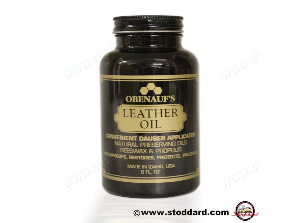 Obenauf's Leather Oil, 8-Ounce Bottle.  Great For Conditioning Leather Seats! 