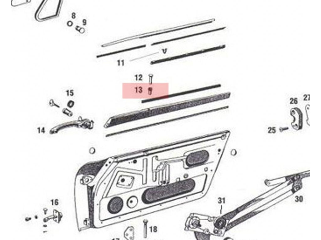 Rubber Guide Bushing for Door Lock Knob.