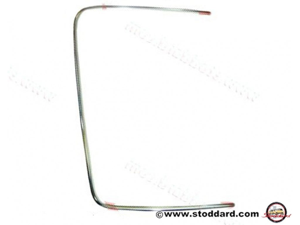 Rear Window Trim, Left, Bright Aluminum