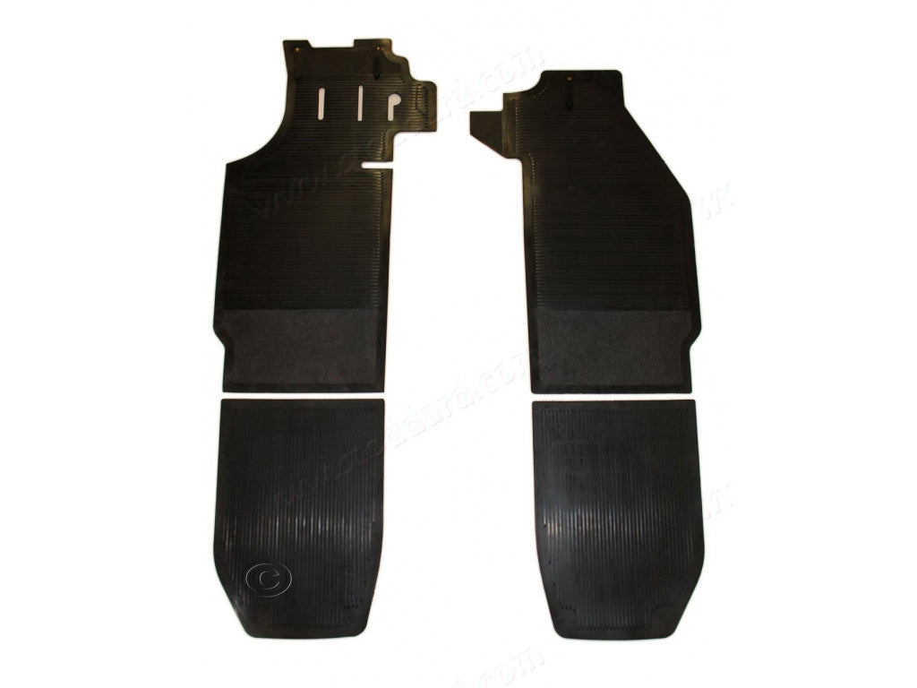 Rubber Floor Mat Set (Front and Rear) Concours Correct for 911 912 1965-1968