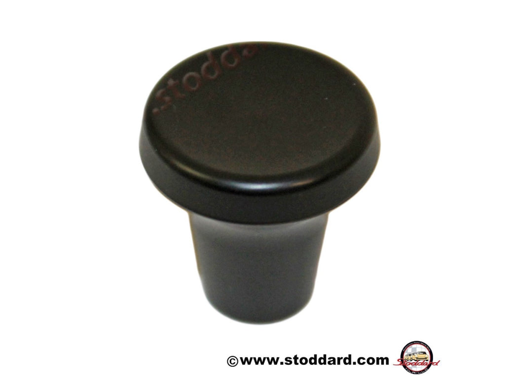 Dash Knob, Satin Finish, M6 Thread, Midsize for Headlights, or Cigarette Lighter.