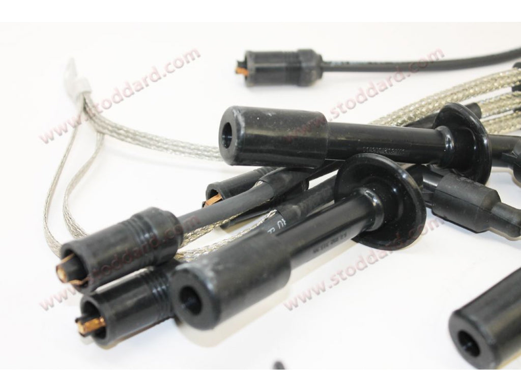 Beru Shielded Ignition Spark Plug Wire Set for CIS 911 1973.5 - 1983, and 911 Turbo 1978-1989 91160905010
