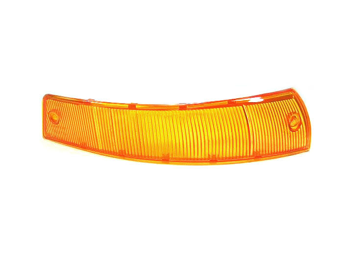 Front signal lens, amber, right side. Fits 1965-1968.