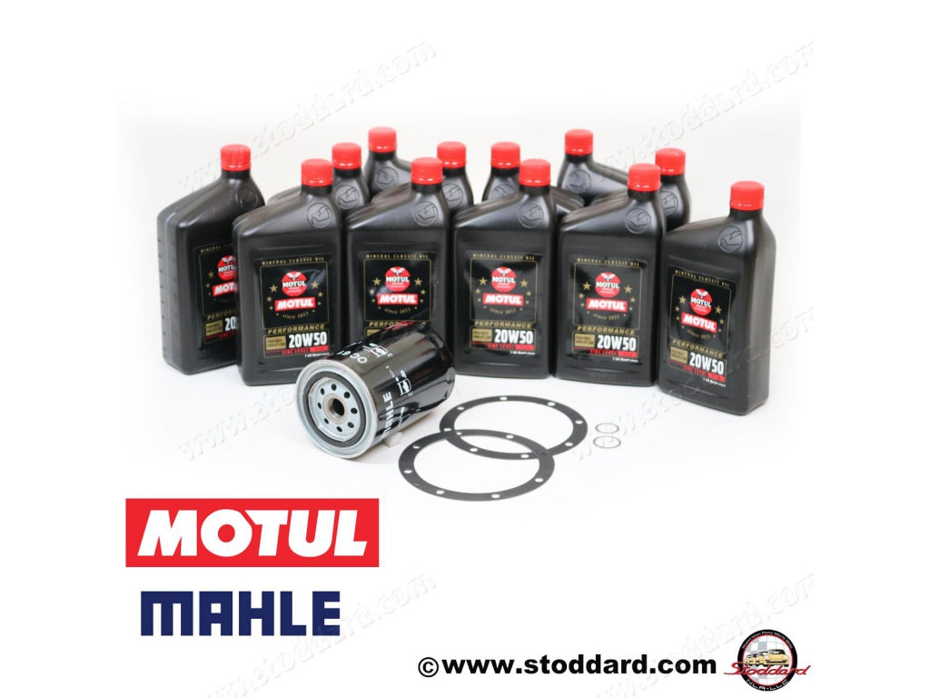 Oil Change Kit for 911 and 914-6 up to 1971  Featuring Motul Classic Oil