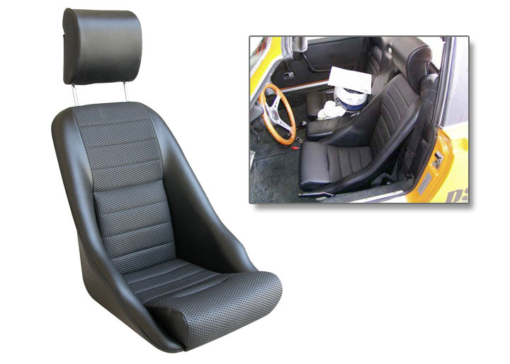 GTS Classic LeMans Seat, Leatherette/Basketweave **now sold as kit only call for info**