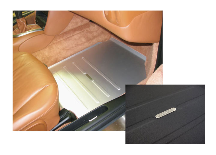 Rennline Passengers Side Track Mat boxster, 911, Black