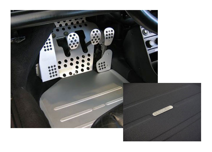 Rennline Drivers Side Track Mat boxster/cayman, 997, Black