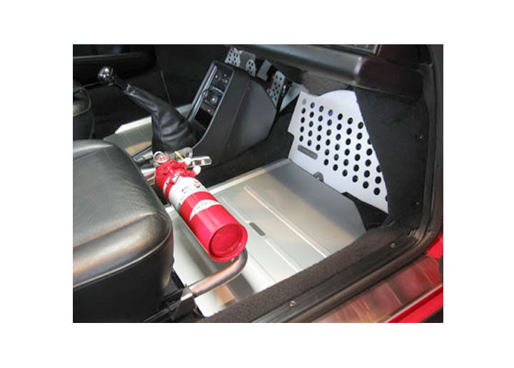Rennline Track Mat, Passengers Side, Silver