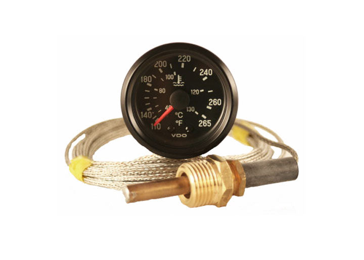 VDO Cockpit Series Mechanical Water Temperature Gauge Kit