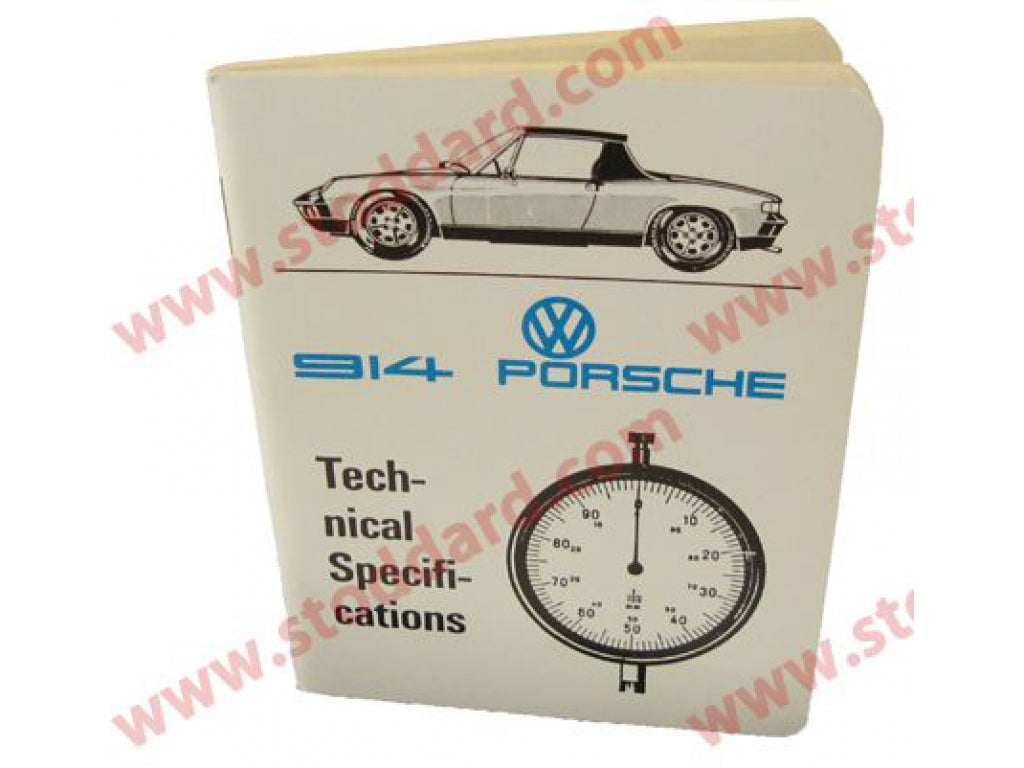 Technical Specification Book for 914 - OEM from Germany