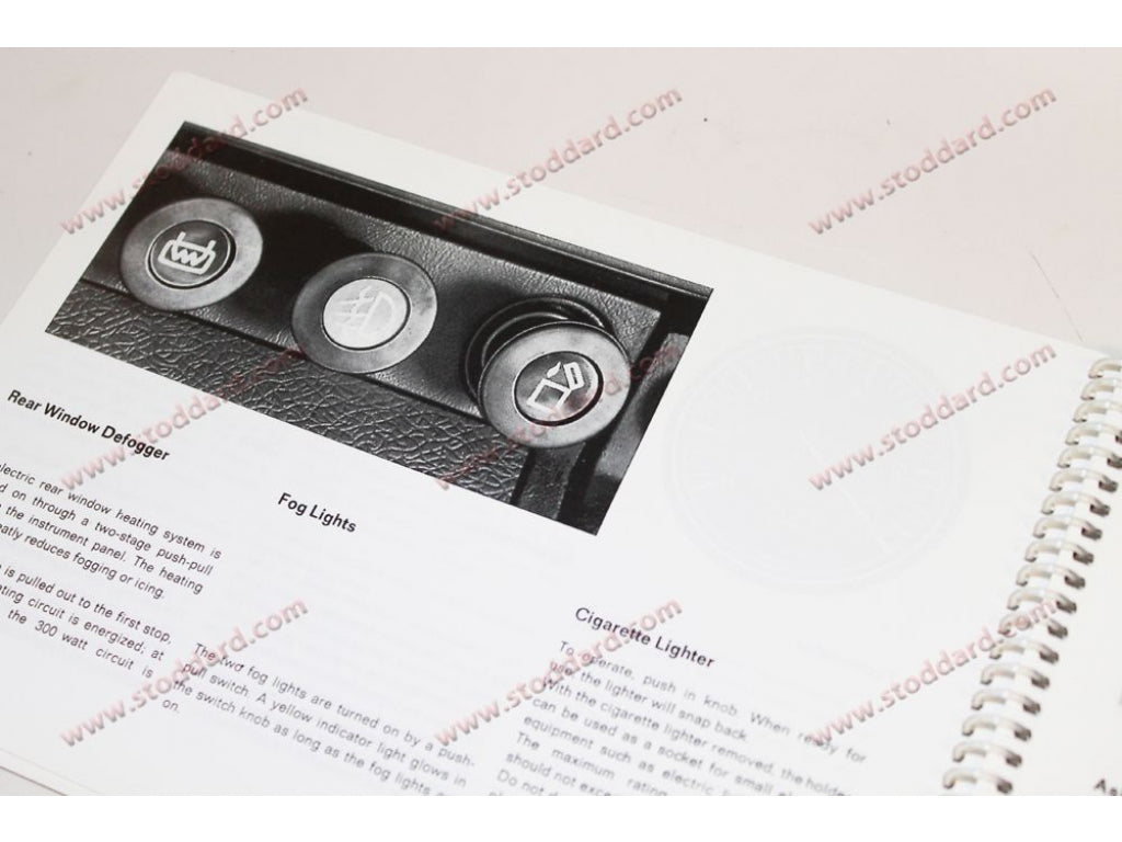 Owners Drivers Manual for 1976 911 Turbo