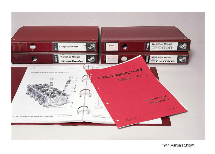 Volumes 3-6 Workshop Manual for 911 1972-1983