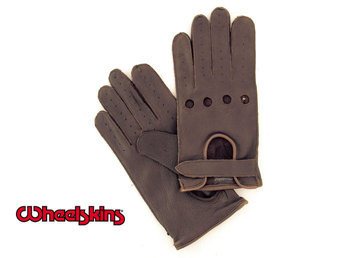 Wheelskins brown Deerskin Driving Gloves - call for availability