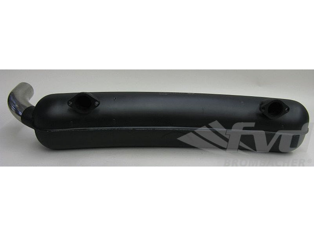 Sport muffler 65-73 2xin, 1xout 70mm
