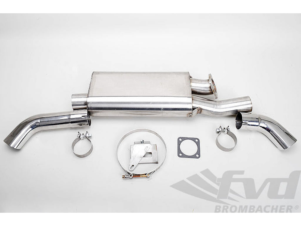 Sport Muffler 930 - Dual Outlet - with Dual Oval 3 (76 mm) Tips