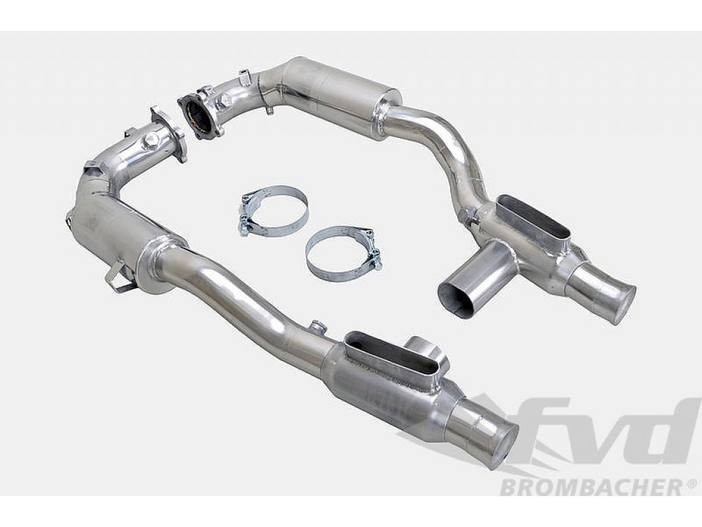 Catalytic Converter Kit 993 Turbo / GT2 - Sport - 100 Cell - for cars with Heating