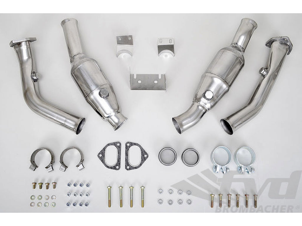 Sport Catalytic Converter Kit - 100 Cell - BISCHOFF FLANGE