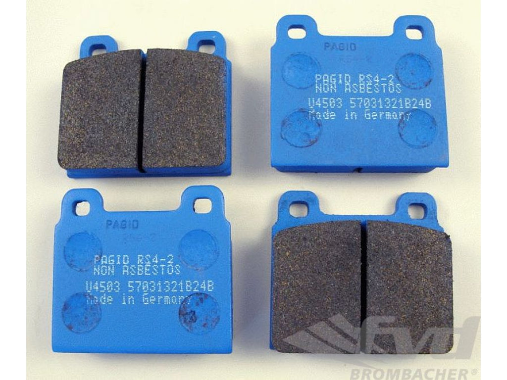 Racing Brake Pad Set - PAGID - RS - BLUE - 4503 RS42