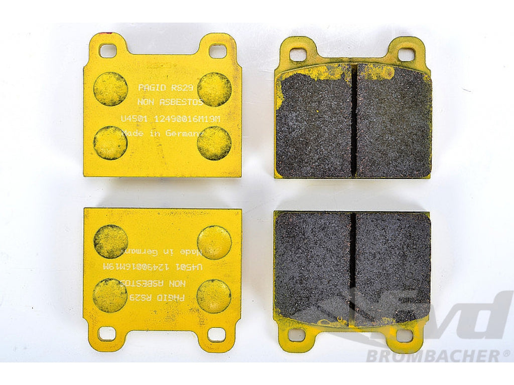 Racing Brake Pad Set - PAGID - RSL - YELLOW - 4501 RSL29