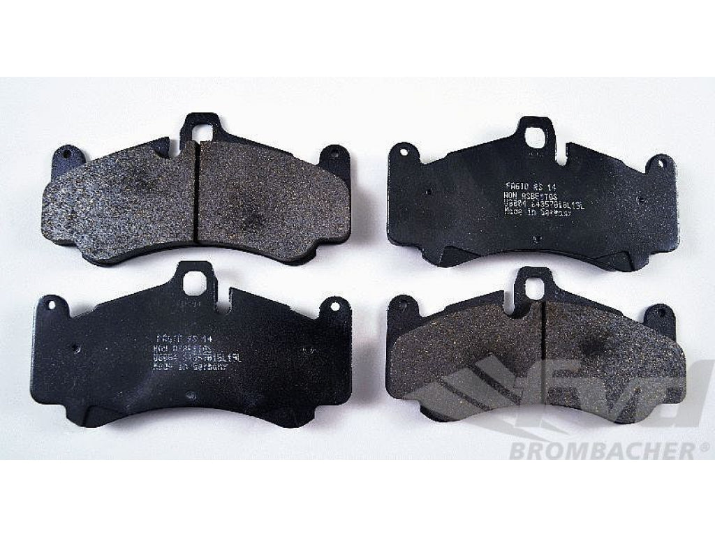997 Turbo,GT3 Cup 06 PAGID Racing Brake Pads - black Front