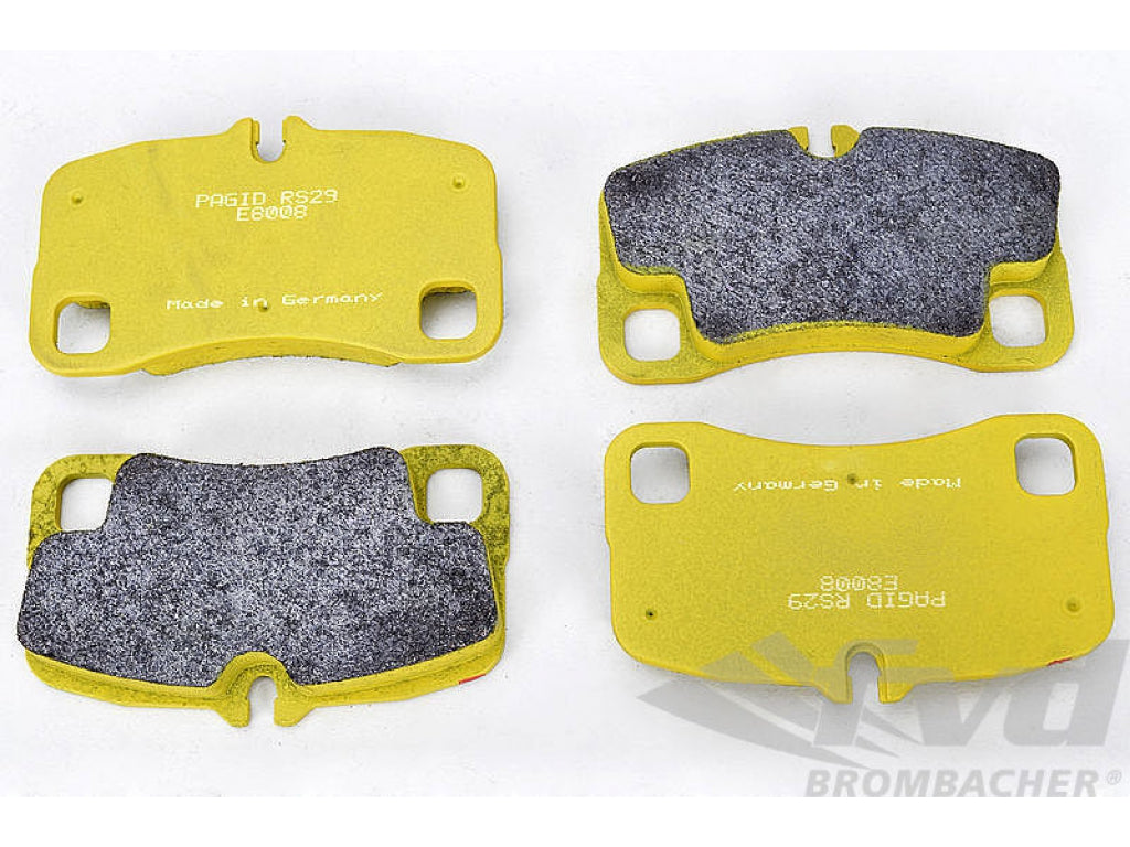 PAGID Racing Brake Pads - Yellow Rear (17,5mm)