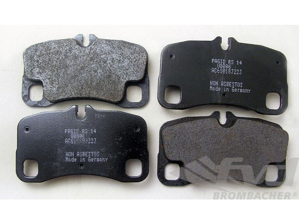 PAGID Racing Brake Pads GT3 / GT3 RS, 997 Turbo Rear - Black