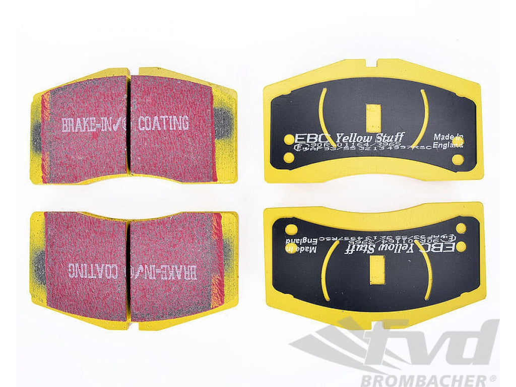 Racing Brake Pad Set - EBC - YELLOWSTUFF (street legal)
