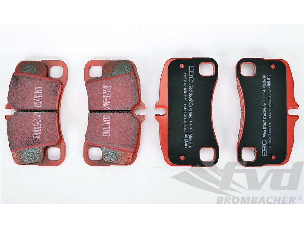 Clubsport Brake Pads Set EBC Redstuff (street legal)
