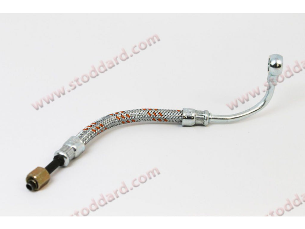 Braided Steel Inlet Oil Line for 356 Pre-A and 356A