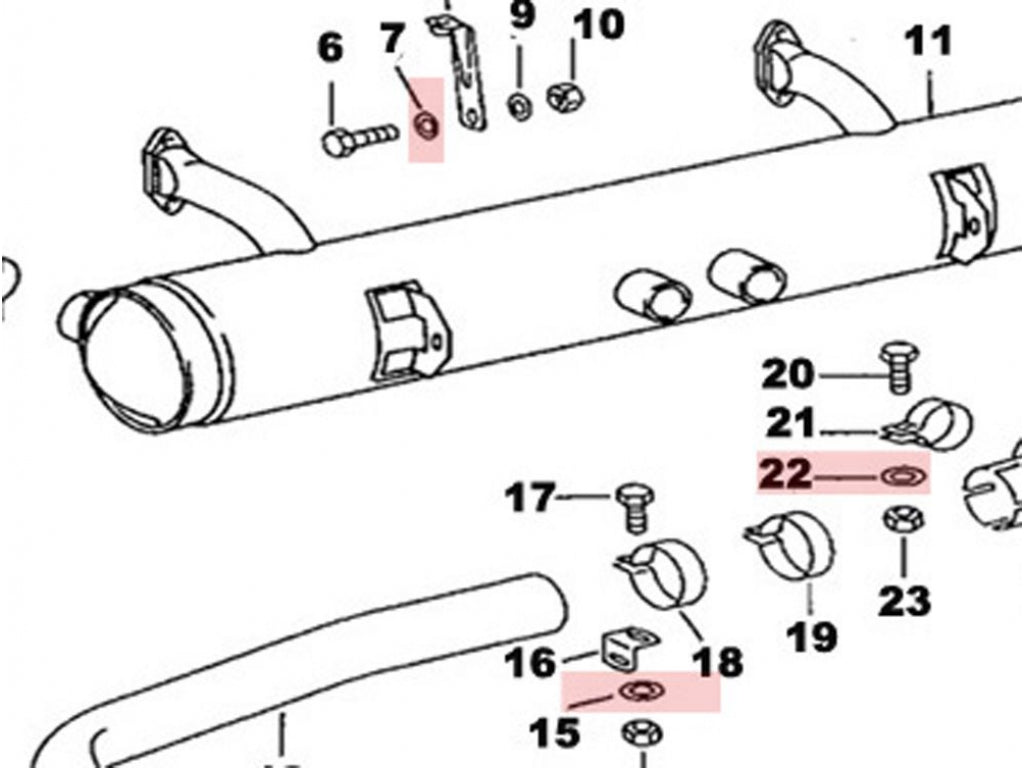 8mm x 15 SS Washer Multiple Applications For 356 / 911 1974-89 930