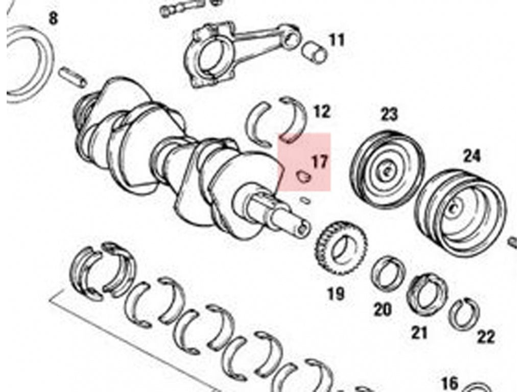 Timing Gear Woodruff Key