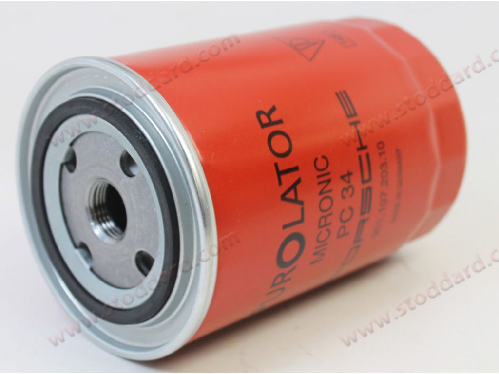 Red Oil Filter - Porsche Classic Part. Purolator Micronic. PC34