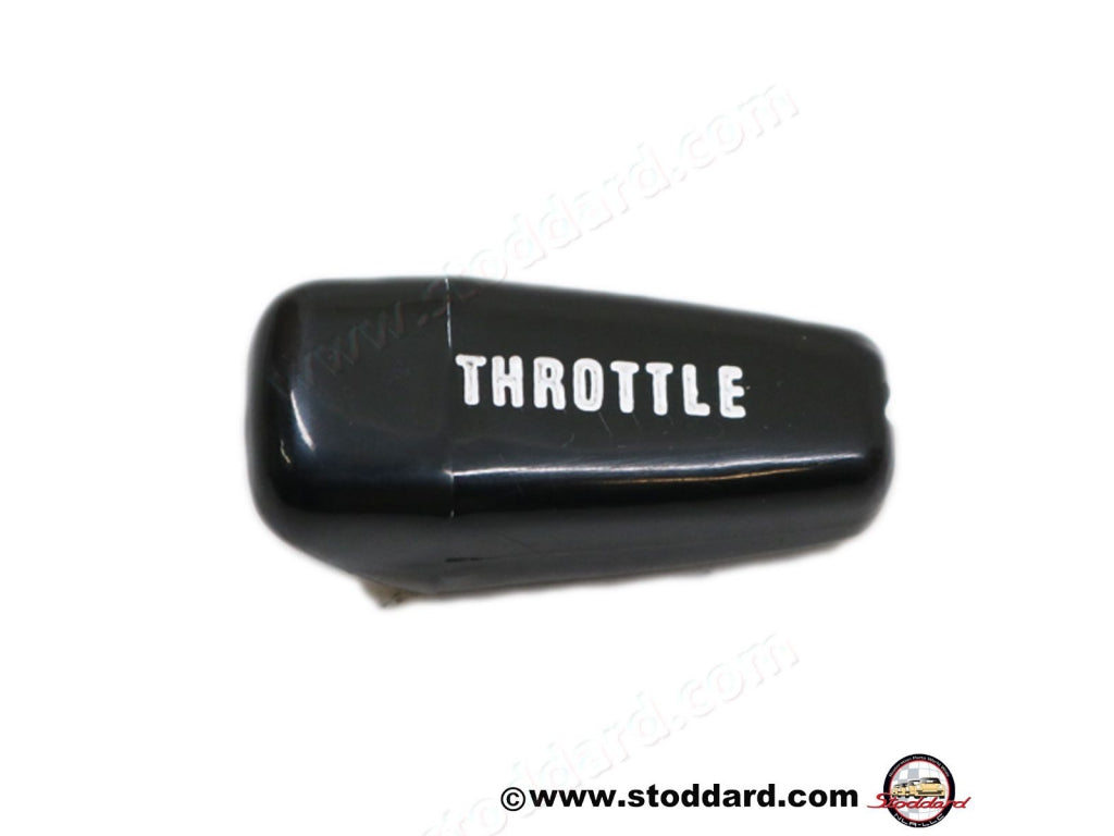 Hand Throttle Lever Knob, Black for 911 1972-1974 with MFI Fuel Injection 
