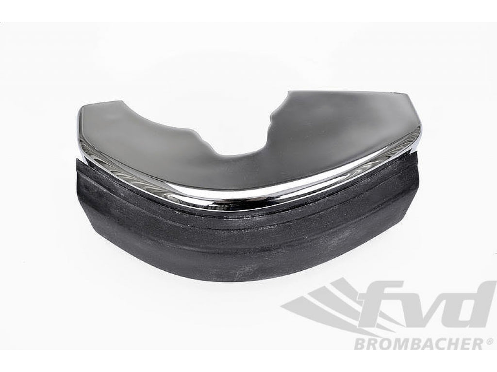 Bumper horn with rubber front left