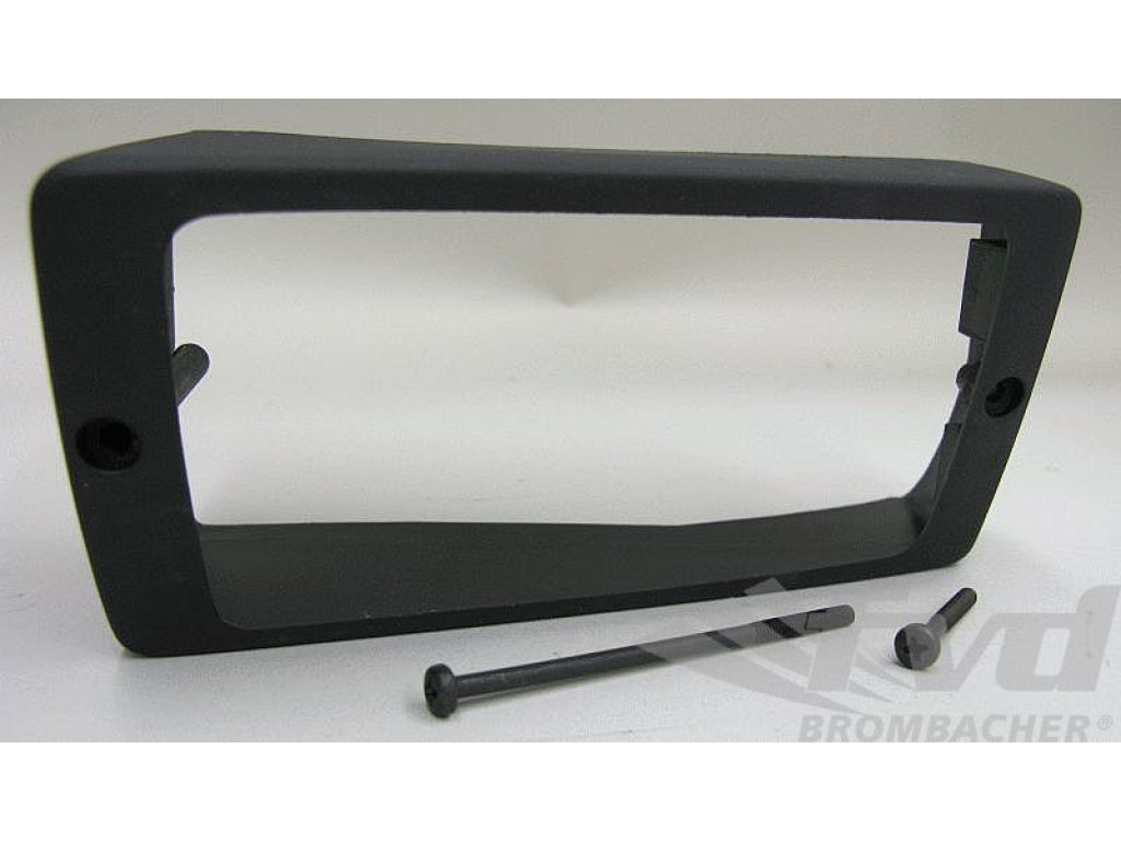 Fog Light Frame 911 3.2 L / 930 3.3 L 1984-89 - Black - Left