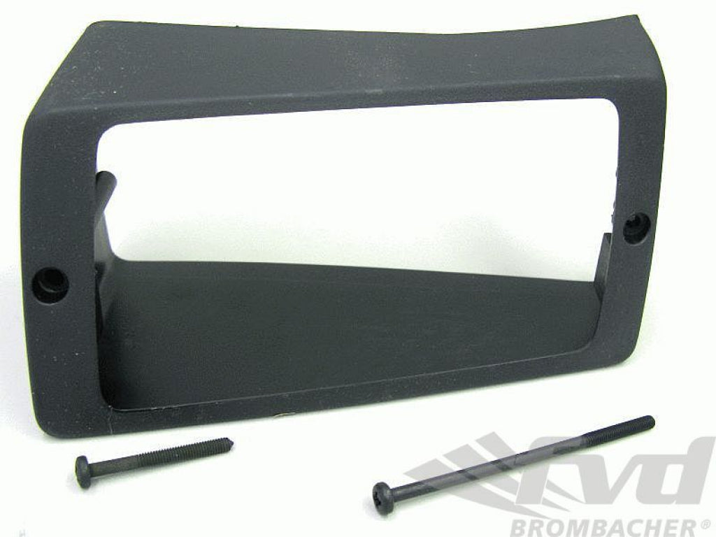 Fog Light Frame 911 3.2 L / 930 3.3 L 1984-89 - Black - Right
