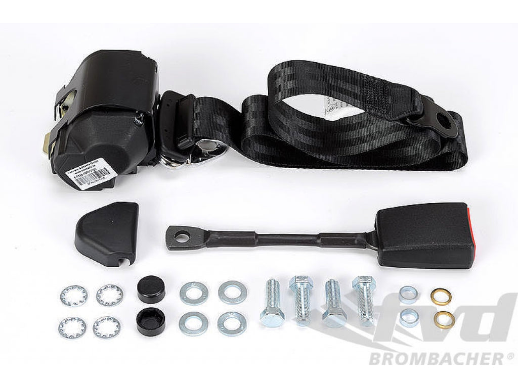 Seat Belt - Front - Black