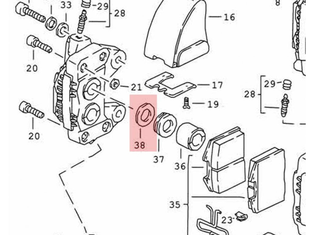 Caliper Piston Seal