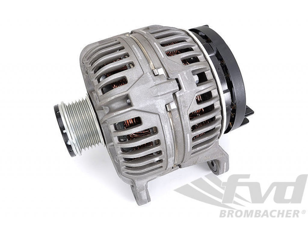 Generator with pulley (free wheel lock)