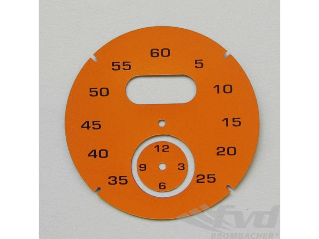 Sport Chrono Instrument Face - RS Orange - Solid
