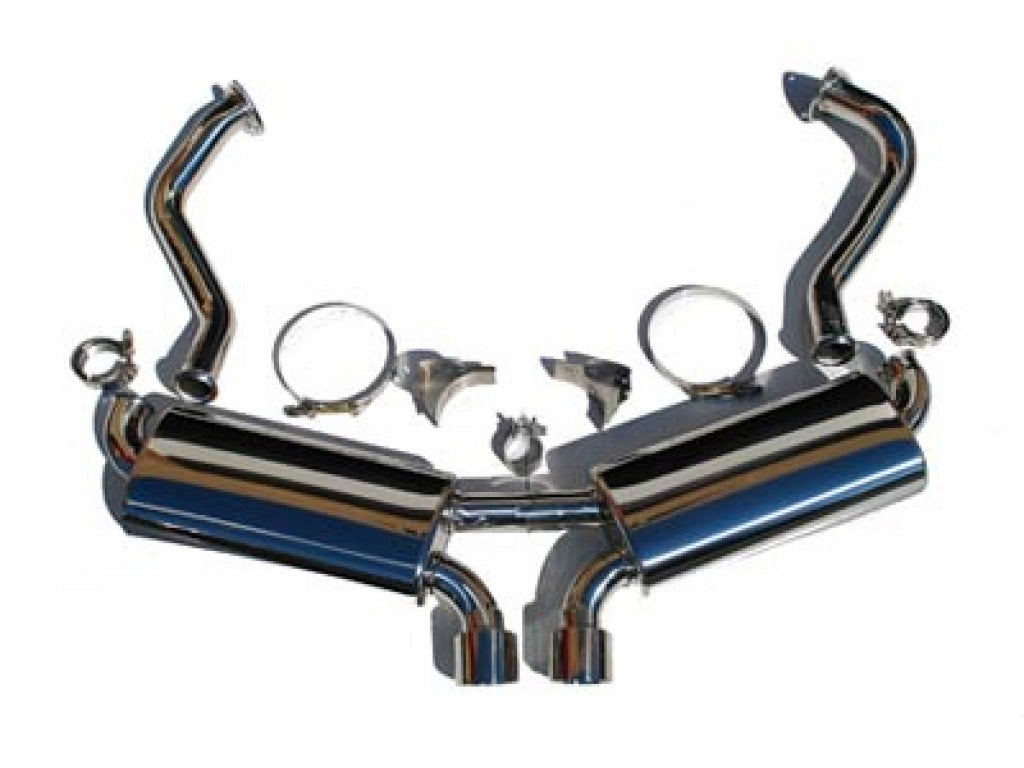 Fabspeed Maxflo Performance Exhaust System with Tips|Polished Chrome
