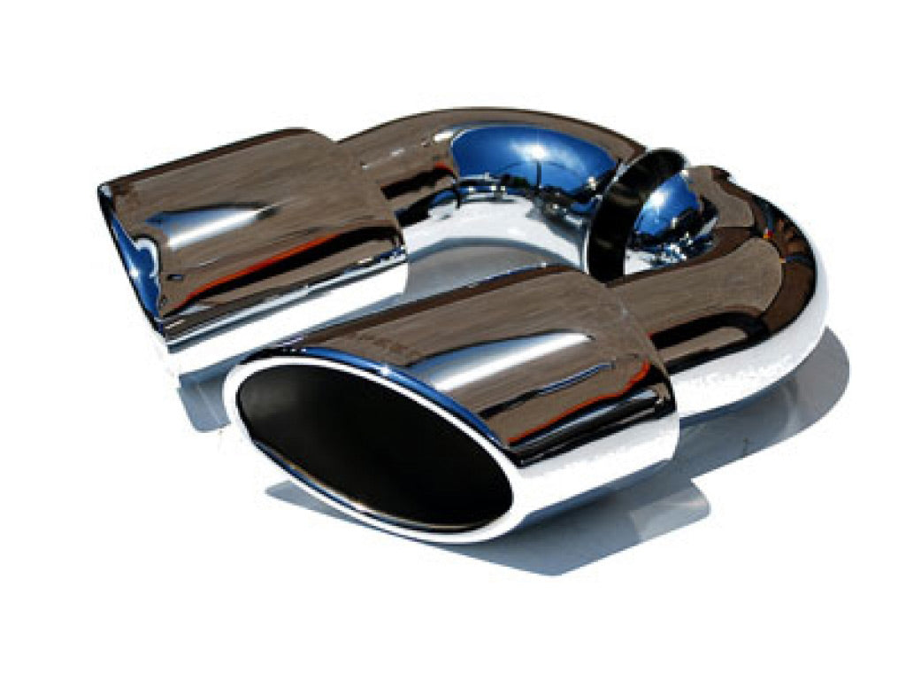 Fabspeed Muffler Bypass Pipes with Tips|Polished Chrome